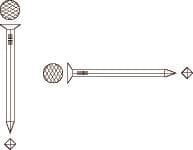 ITW FASTNERS Tyhjät naulat 28/65 mm 2½" pituus 65 mm xØ28 mm