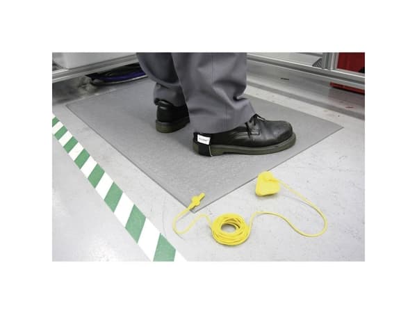 COBA Europe AS060001KEU ESD Matte KIT COBAstat Måtte til arbejdsplads (L x B) 0.9 m x 0.6 m Grå