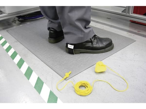COBA Europe AS060001KEU ESD Matte KIT COBAstat Måtte til arbejdsplads (L x B) 0.9 m x 0.6 m Grå