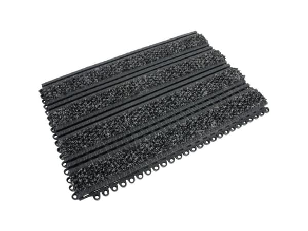 COBA Europe PMP010101 Premier Plus Tiles PVC-plade (L x B x H) 450 x 300 x 18 mm Sort, Antracit