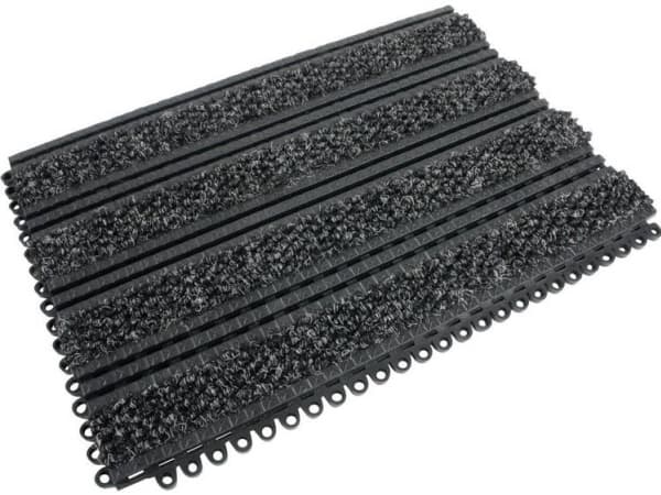 COBA Europe PMP010101 Premier Plus Tiles PVC-plade (L x B x H) 450 x 300 x 18 mm Sort, Antracit