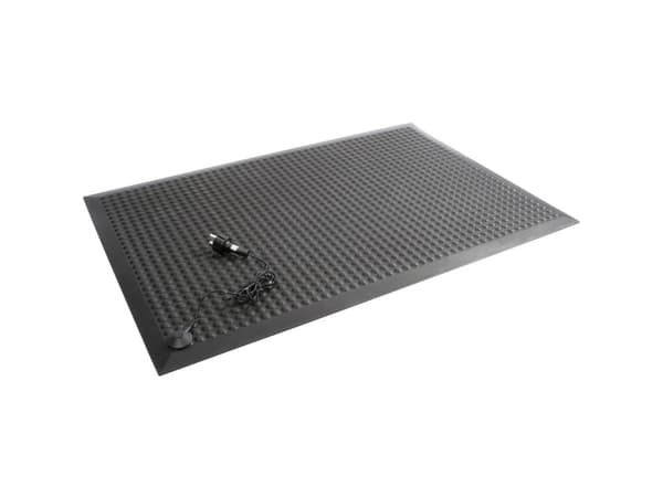 COBA Europe SE010001ESD Cobaelite ESD Måtte til arbejdsplads (L x B x H) 0.9 m x 0.6 m x 15 mm Sort