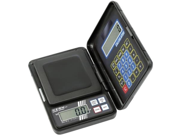 Kern CM 1K1N Kern &amp; Sohn Fickvåg Vägningsområde 1 kg Avläsningsnoggrannhet 1 g Batteridrift Svart