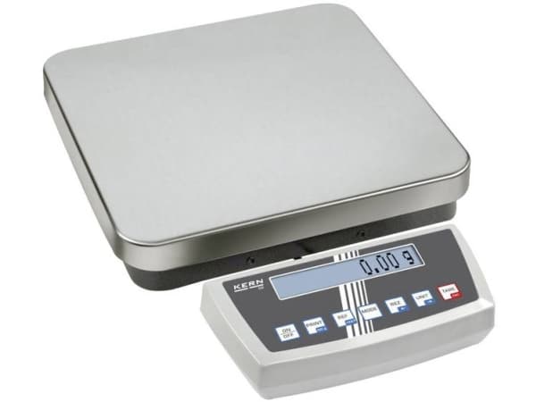 Kern DS 36K0.2L Platformvægt Vejeområde 36 kg Aflæsningsnøjagtighed 0.2 g via strømdrift, Batteridrevet Sølv