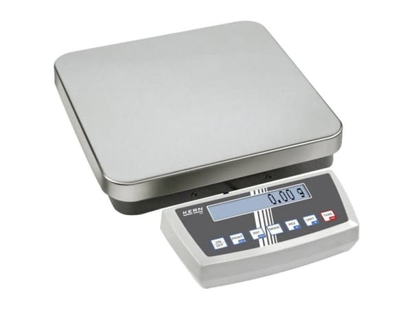 Kern DS 36K0.2L Platformvægt Vejeområde 36 kg Aflæsningsnøjagtighed 0.2 g via strømdrift, Batteridrevet Sølv