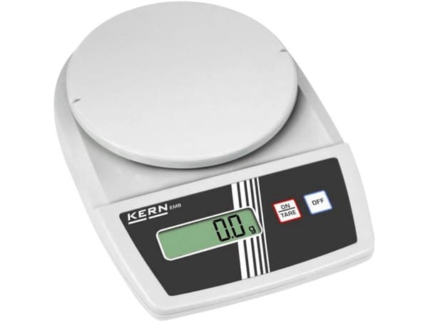 Kern EMB 200-2 Brevvægt Vejeområde 0.2 kg Aflæsningsnøjagtighed 0.01 g via strømdrift, Batteridrevet Hvid