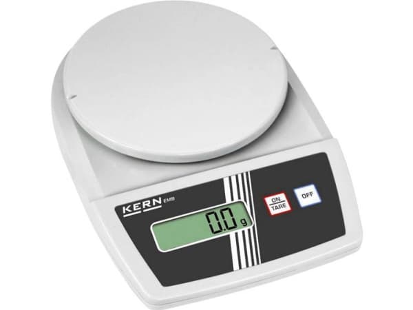 Kern EMB 200-2 Brevvægt Vejeområde 0.2 kg Aflæsningsnøjagtighed 0.01 g via strømdrift, Batteridrevet Hvid