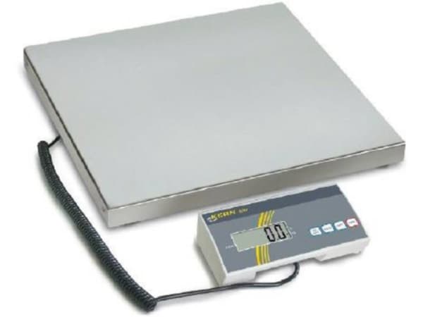 Kern EOB 150K50XL Pakkevægt Vejeområde 150 kg Aflæsningsnøjagtighed 50 g via strømdrift, Batteridrevet Sølv