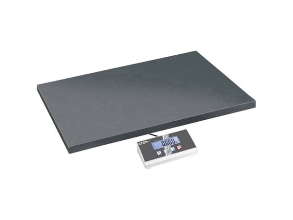 Kern EOE 150K50XL Förpackningsvikt Vägningsområde: 150 kg Avläsningsnoggrannhet: 50 g via strömförsörjning, batteridrift Silver