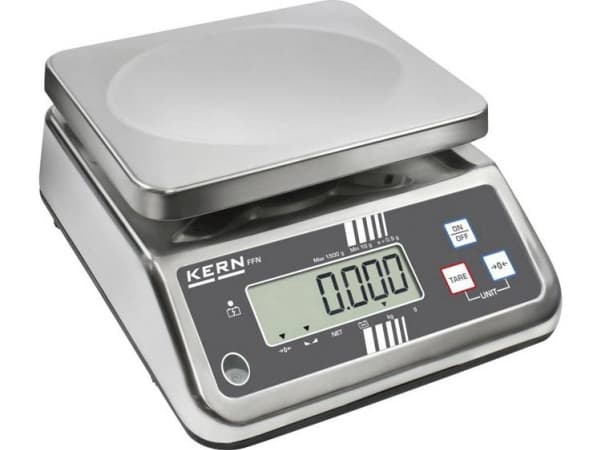 Kern FFN 6K2IPM Bordsvåg Viktkapacitet: 6 kg Avläsningsnoggrannhet: 2 g via strömförsörjning, batteridrift Silver