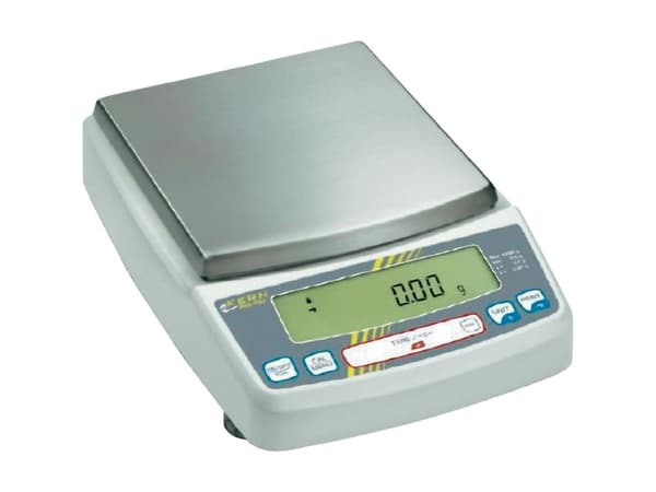 Kern PBS 620-3M Laboratorievåg Vägningsområde 620 g Avläsbarhet 0,001 g via strömdrift Silver