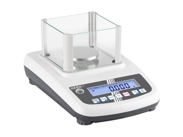 Kern PFB 300-3 Tarkkuusvaaka Punnitusalue 300 g Luettavuus 0,001 g virran avulla Hopea