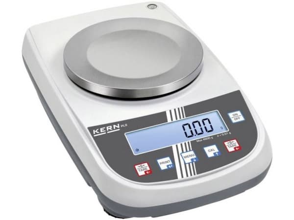 Kern PLJ 420-3F Præcisionsvægt Vejeområde 420 g Aflæsningsnøjagtighed 0.001 g via strømdrift Sølv