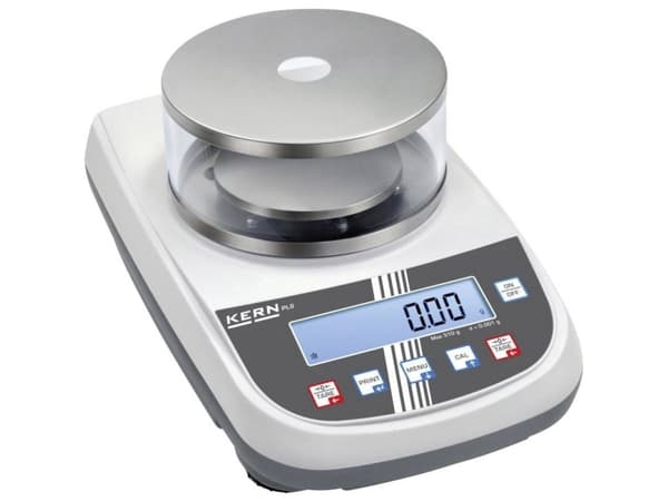 Kern PLS 1200-3A Præcisionsvægt Vejeområde 1.2 kg Aflæsningsnøjagtighed 0.001 g via strømdrift Sølv