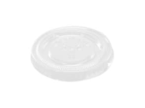 Plastlåg Ø62 mm APET Klar til Dressingbæger 60 ml,25 ps x 100 stk/krt