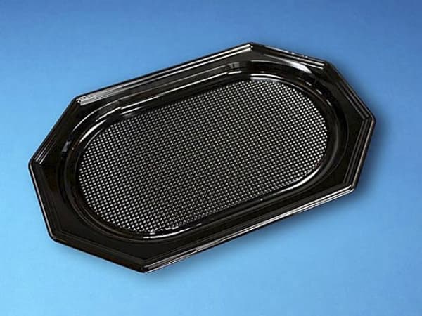 Fad 30x45 cm Midi Plast PET Sort Låg på 73703,10 ps x 10 stk/krt