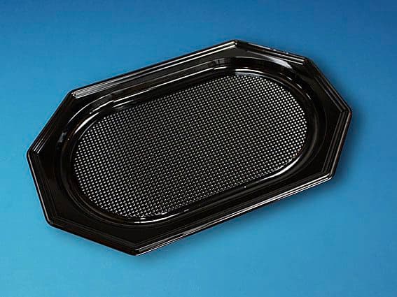 Fad 30x45 cm Midi Plast PET Sort Låg på 73703,10 ps x 10 stk/krt