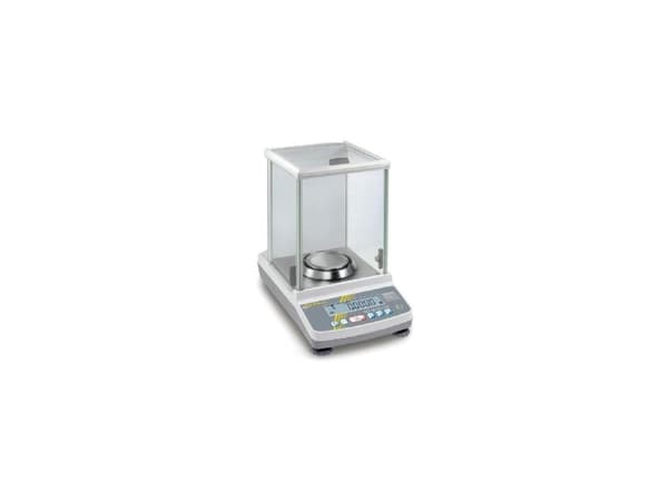 Kern ABS 320-4N Analyyttinen vaaka Punnitusalue 320 g Lukematarkkuus 0,1 g virran avulla Hopea