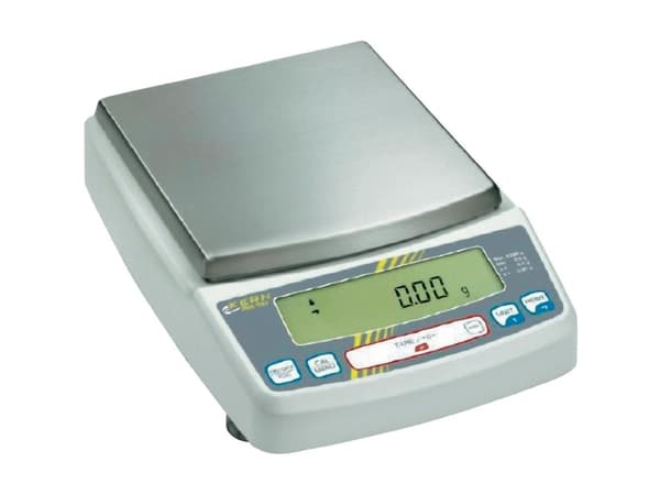 Kern PBS 6200-2M Laboratorievægt Vejeområde 6.2 kg Aflæsningsnøjagtighed 0.01 g via strømdrift Sølv