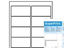 HERMA Special - Papper - matt - flyttbar självhäftning - vit - 96 x 50.8 mm 250 etikett (er) (25 ark x 10) adresslappar