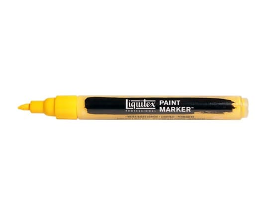 Liquitex 887452000617, Gul, Svart, Vit, Fin spets, 2 mm, 1 styck