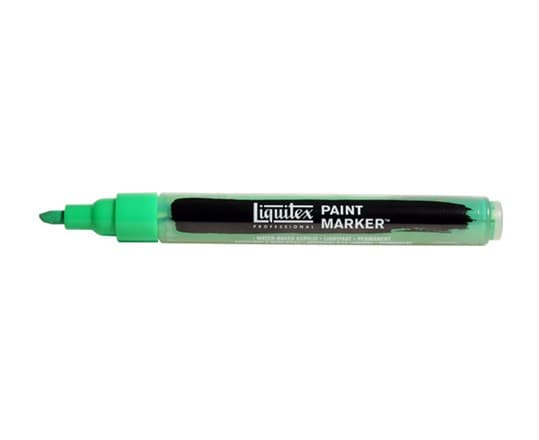Paint Marker Fin Light Green Permanent 312