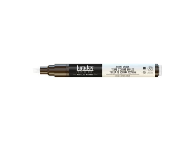 Liquitex 887452000921, Ruskea, Musta, Valkoinen, Ohut pää, 2 mm, 1 kpl