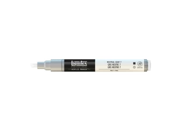 Liquitex 887452000952, Harmaa, Musta, Valkoinen, Ohut pää, 2 mm, 1 kpl