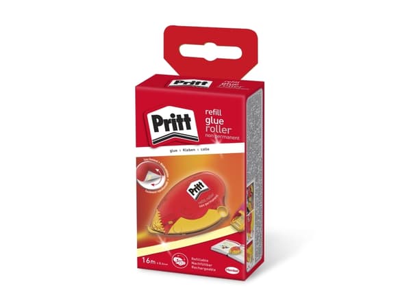 Pritt 2118120, Bånd, Tape automat, Rød, Gul, Ikke-permanent, CE, 1 g