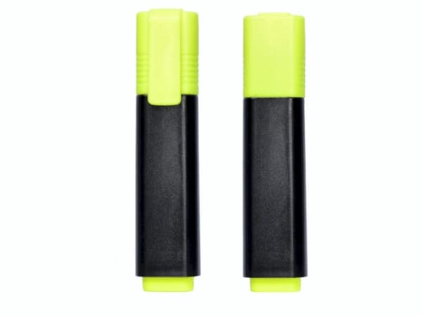 Tekstmarker Q-Line gul - (10 stk.)