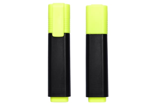 Tekstmarker Q-Line gul - (10 stk.)