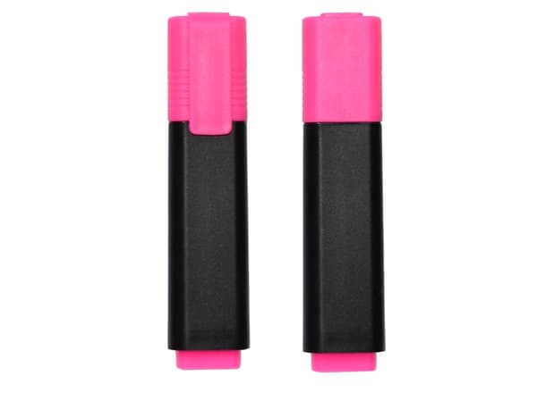 Tekstmarker Q-Line rosa - (10 stk.)