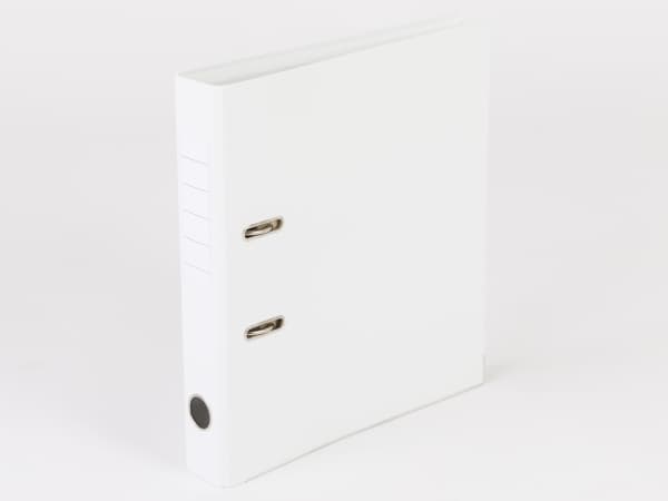Brevordner Q-Line hvid A4 metalskinne 50mm ryg - (10 stk.)