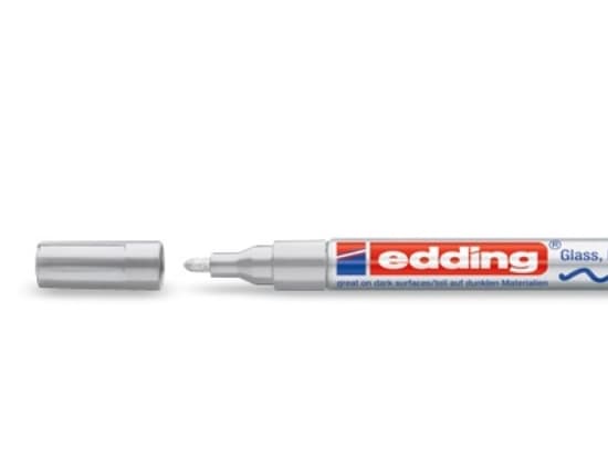 Paintmarker, Edding 751, 1-2 mm, sølv