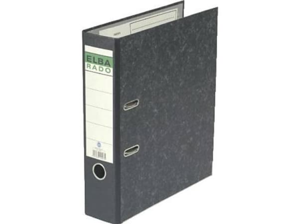ELBA mappe ELBArado 100081018 DIN A4 80mm papp svart (100081018)