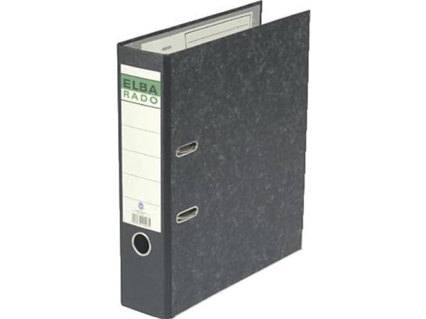 ELBA mappe ELBArado 100081018 DIN A4 80mm papp svart (100081018)