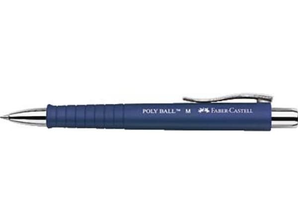 Faber-Castell POLY BALL - Kulspetspenna - blå - 0.5 mm - medel - indragbar