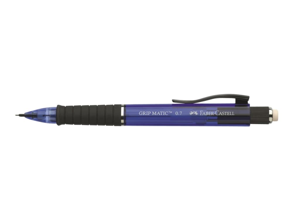 Faber-Castell GRIP MATIC - Stiftpenna - 0.7 mm - indragbar - med radergummi