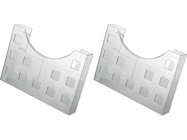 Helit the grid H6102602 Broschyrhållare Tydlig A5 liggande, 2 x A6 Antal fack 1 2 st 2 st 2 st 2 st (B x H x D) 240 x 170 x 40 mm