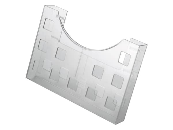 Helit the grid H6102602 Broschyrhållare Tydlig A5 liggande, 2 x A6 Antal fack 1 2 st 2 st 2 st 2 st (B x H x D) 240 x 170 x 40 mm
