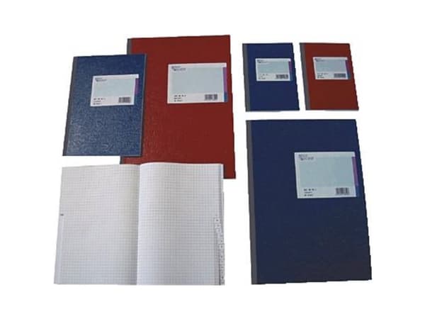 König & Ebhardt Kladde 8616272-100SB96 Notesbog karieret Rød Antal blade: 96 DIN A6