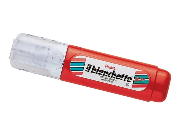 Pentel ZLC31-WH, 12 ml, Punainen, Valkoinen, Hienojakoinen, Metalli