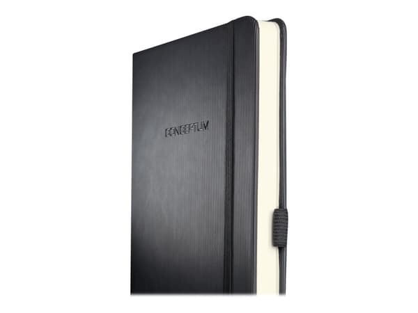 Sigel Conceptum Classic - Notisbok - 148 x 213 mm - 194 sider - gemsepapir - vanlig - svart perm