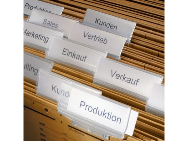 Sigel LP720, Vit, Mapp, Rektangel, 60 x 21 mm, papper, 185 g/m ^