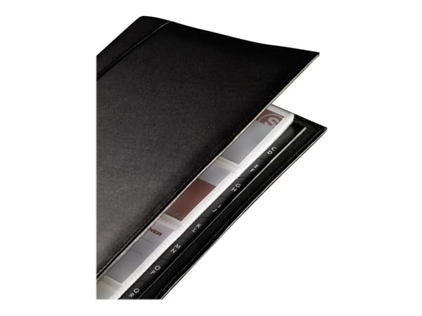 Sigel Torino, Nahka, Musta, 160 korttia, 90 x 58 mm, 275 mm, 35 mm