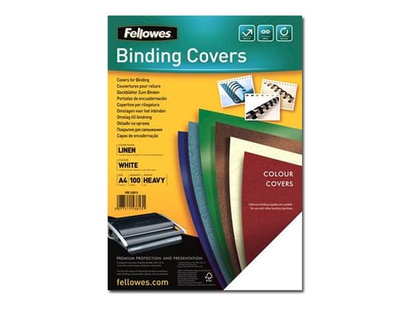Fellowes - A4 (210 x 297 mm) - hvit - 250 g/m² - 100 stk permomslag