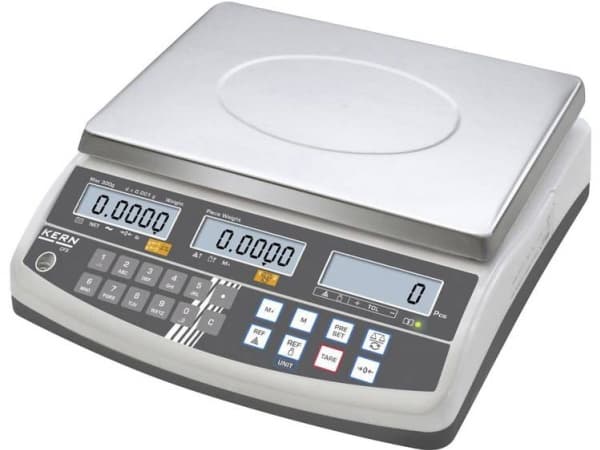 Kern CFS 15K0.2 Räknevikt Vägningsområde 15 kg Avläsningsnoggrannhet 0,2 g via strömdrift Silver