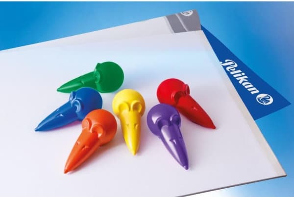 Pelikan 804073, 6 styck, Blå, Grön, Orange, Röd, Violett, Gul, Multifärg, Vax, Låda
