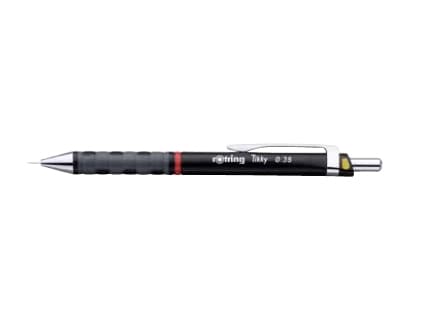 Rotring 1904694, Sort, Plast, HB, 0,35 mm, Fiksert