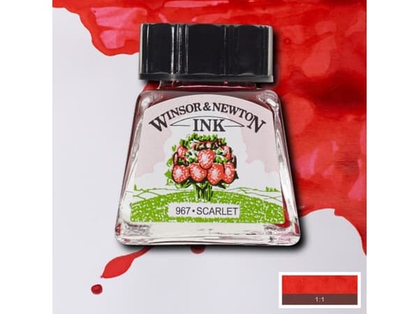 Drawing Ink 14ml Scarlet 601